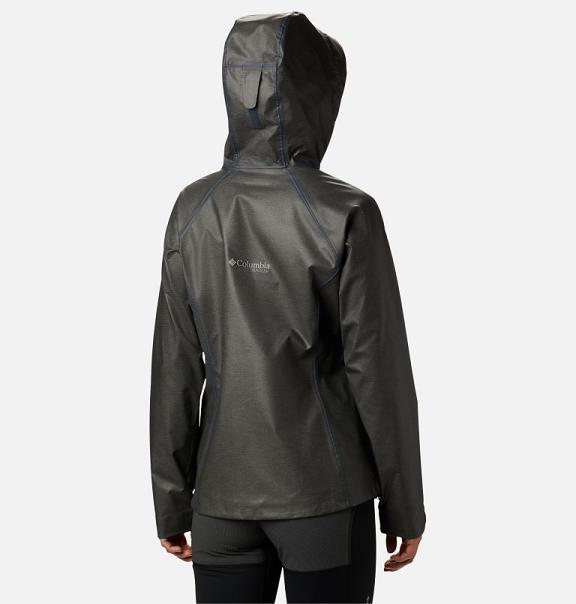 Columbia OutDry Ex Rain Jacket Black Grey For Women's NZ9583 New Zealand